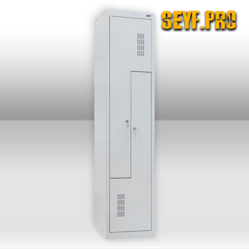 Шкаф металлический для одежды ШОМ-Г-400/1-2